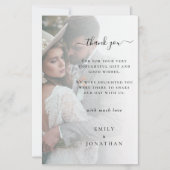 Budget自分の写真を追加結婚ありがとう (正面)