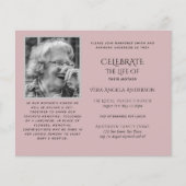 BUDGET葬儀記念招待状生活お祝い (正面)