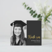 BUDGET金ゴールドスモダンクリプト写真Grad Thank You (スタンド正面)