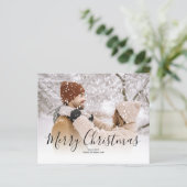 BUDGET雪オーバーレイ写真クリスマス (スタンド正面)