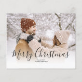 BUDGET雪オーバーレイ写真クリスマス (正面)