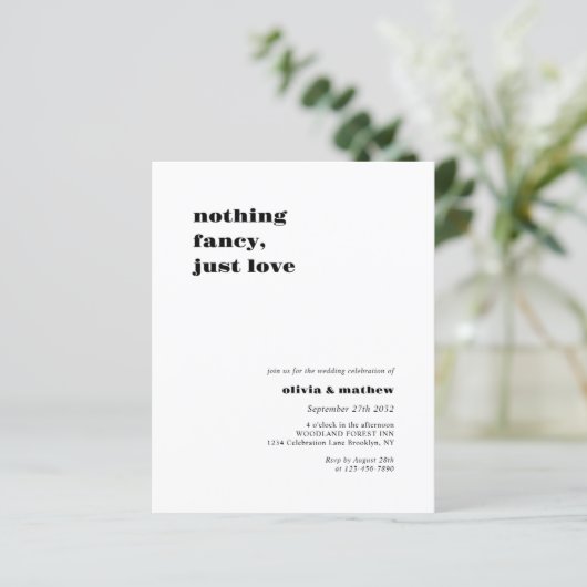 BUDGET はっきりした Monogramカジュアル写真結婚の (スタンド正面)