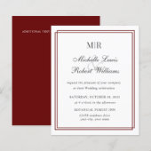 BUDGET エレガント Double Monogram縁ど結婚の (正面/裏面)