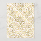 Budget エレガント Monogram金ゴールドスクリプモダント結婚の (裏面)