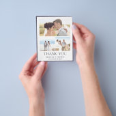Budget エレガント Photo結婚's Thank You チラシ (手)