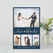 Budget エレガント Scriptの結婚写真ありがとう (スタンド正面)