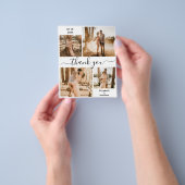 Budget エレガント Script結婚のコラージュ チラシ (手)