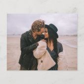 Budget エレガント Script結婚's Thank You Photo Card (裏面)