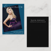 BUDGET キンセアニエラ フォト 招待状 発表 (正面/裏面)