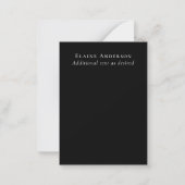 BUDGET キンセアニエラ フォト 招待状 発表 (裏面)