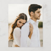 BUDGET スタイリッシュエレガント書道写真結婚の (裏面)