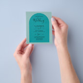 BUDGET バイリンガル スペイン語と英語の結婚式 チラシ (手)