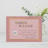 BUDGET フォト ウェディング インビテーション セーブ ザ デート (スタンド正面)