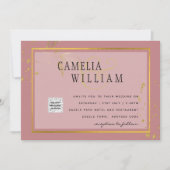 BUDGET フォト ウェディング 招待状 Save the Date (正面)