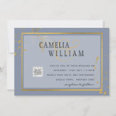 BUDGET フォト ウェディング 招待状 Save the Date (正面)