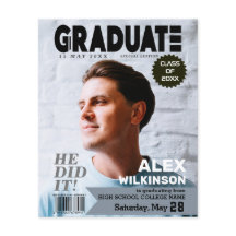 BUDGET マガジン表紙スタイル男子卒業発表