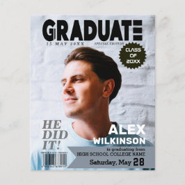 BUDGET マガジン表紙スタイル男子卒業発表