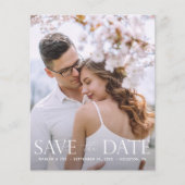 Budget モダン 2 Photo The Script V日付の保存 チラシ (正面)