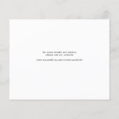 Budget モダン 3 photo collageの結婚日救付 (裏面)