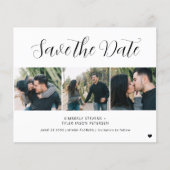 Budget モダン 3 photo collageの結婚日救付 チラシ (正面)