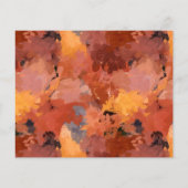 Budget モダン Earth Tones 3 Photo Save the Date (裏面)