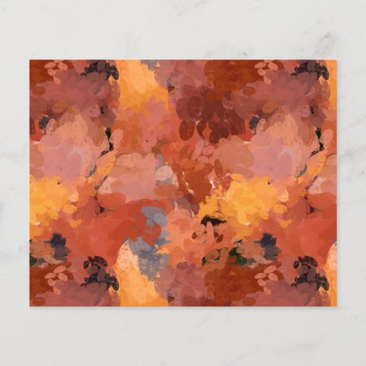 Budget モダン Earth Tones 3 Photo Save the Date (裏面)