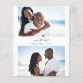 Budget モダン H Duo写真Save the Date (正面)