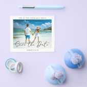 Budget モダン Photo日付の保存 チラシ (シングル)