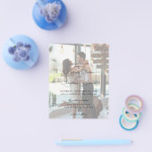 Budget モダン Photo Vertical 9結婚's チラシ (シングル)