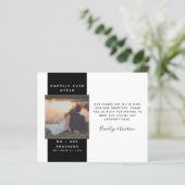 BUDGET モダン Photo's 結婚 Thank You Note (スタンド正面)