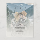 BUDGET モダン Scriptエレガント Two Photo 結婚's (正面)