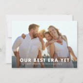 Budget 最高の Era Yetミニマルシンプル Photo シーズンカード (正面)
