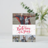 Budget 最高の Time of the Year写真ホリデーカード (スタンド正面)