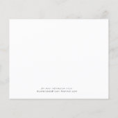 BUDGET 白花 Save the Date フライヤー (裏面)