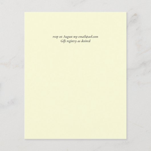 BUDGET 素朴 BOHO Sunflowers Greenery結婚's (裏面)