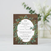 Budget 素朴 Greenery Woodland Wedding Gues (スタンド正面)