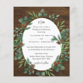 Budget 素朴 Greenery Woodland Wedding Gues (正面)