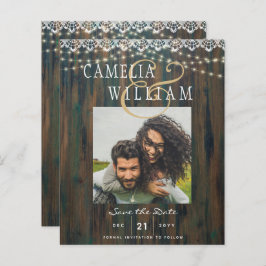 BUDGET 素朴 LIGHTS LACE PHOTO結婚の救日付