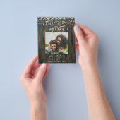 BUDGET 素朴 LIGHTS LACE PHOTO結婚の救日付 チラシ (手)