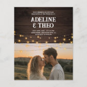 Budget 素朴 Photo結婚's チラシ (正面)