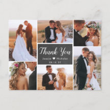 Budget 素朴 Photo Collage結婚's Thank You