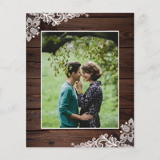 Budget 素朴 Script Lights & Lace Photo結婚's (裏面)