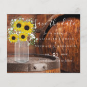 BUDGET 素朴 Sunflowers結婚の救日付 (正面)