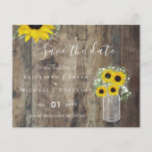 BUDGET 素朴 Sunflowers結婚の救日付 (正面)