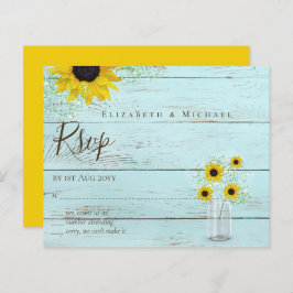 BUDGET 素朴 Sunflowers RSVP結婚's