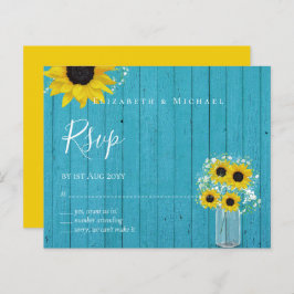 BUDGET 素朴 Sunflowers RSVP結婚's