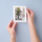 Budget 結婚's Thank You写真モダンエレガント チラシ (手)