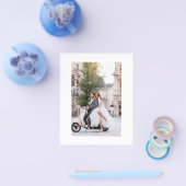 Budget 結婚's Thank You写真モダンエレガント チラシ (シングル)