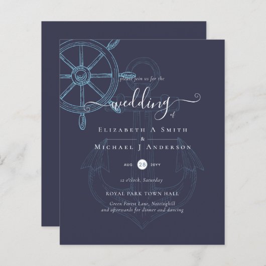 BUDGET 航海の Ships Wheel結婚の (正面/裏面)