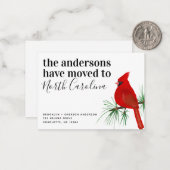 BUDGET（鳥）ショウジョウコウカンチョウノースカロライナ移動発表 ノートカード (正面/裏面インサイチュ)